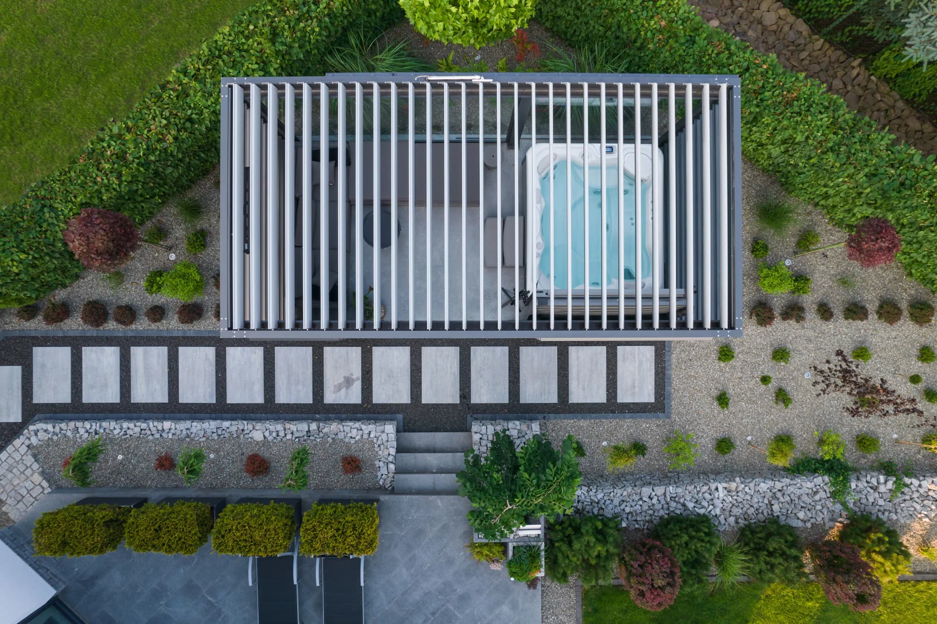 Pergola bioclimatique autoportée