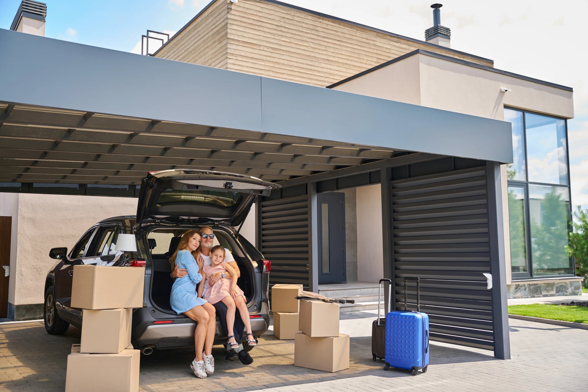 Image d'illustration : Qu'est-ce qu'un carport ? Définition, usage et avantages