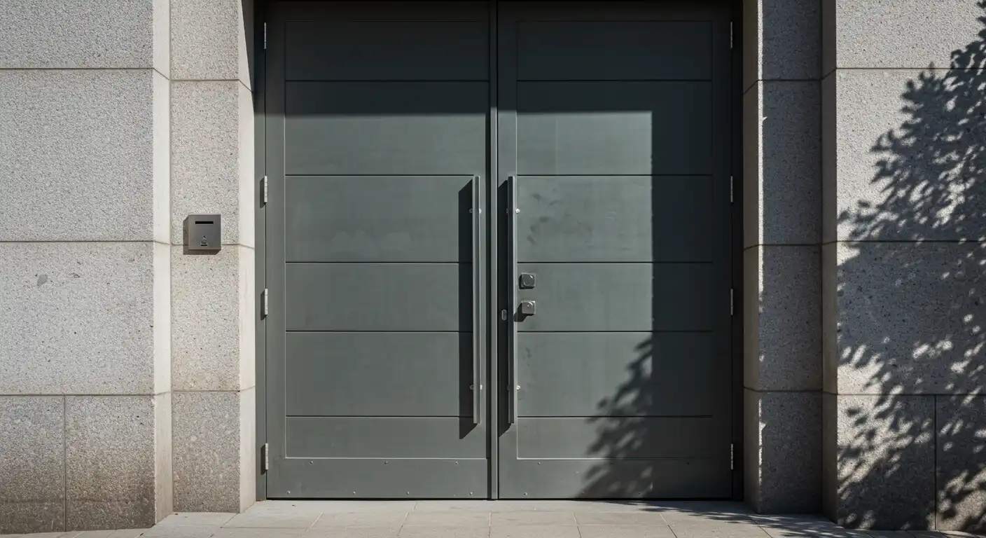 porte d'entrée en bon état